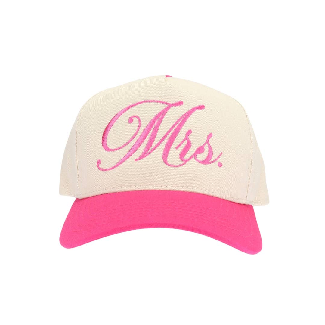 MRS. Embroidered Trucker Hat