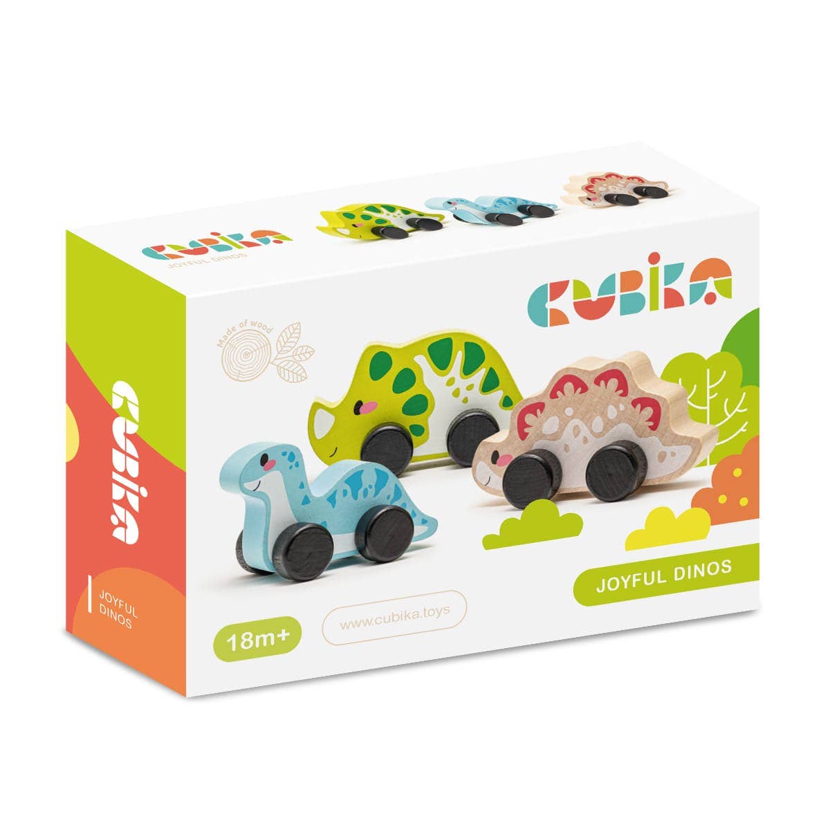 Wooden Dinosaur Toy Set