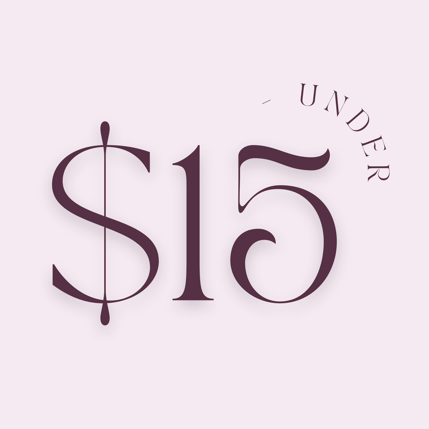 Under $15