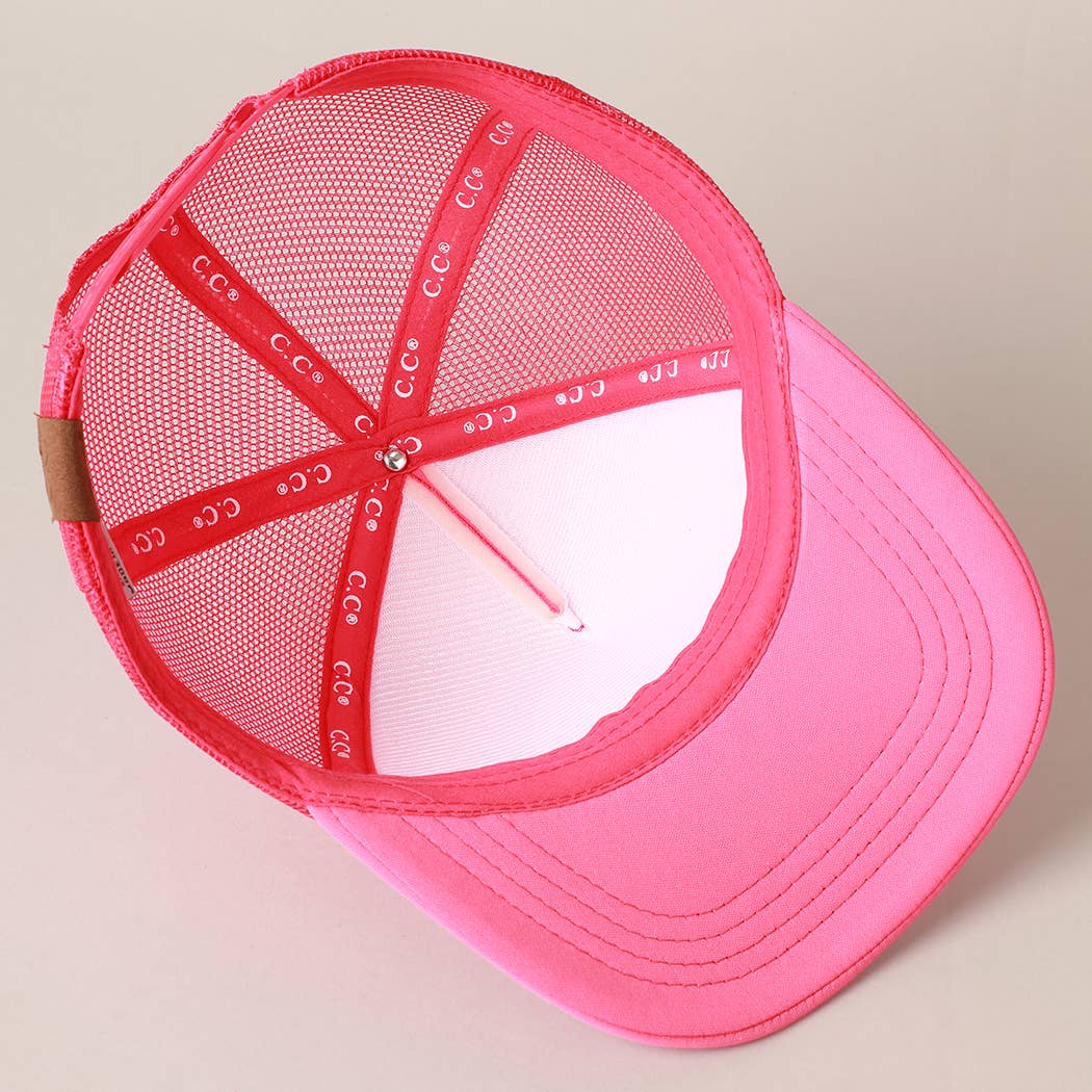 COOL MOM Rhinestone Trucker Cap