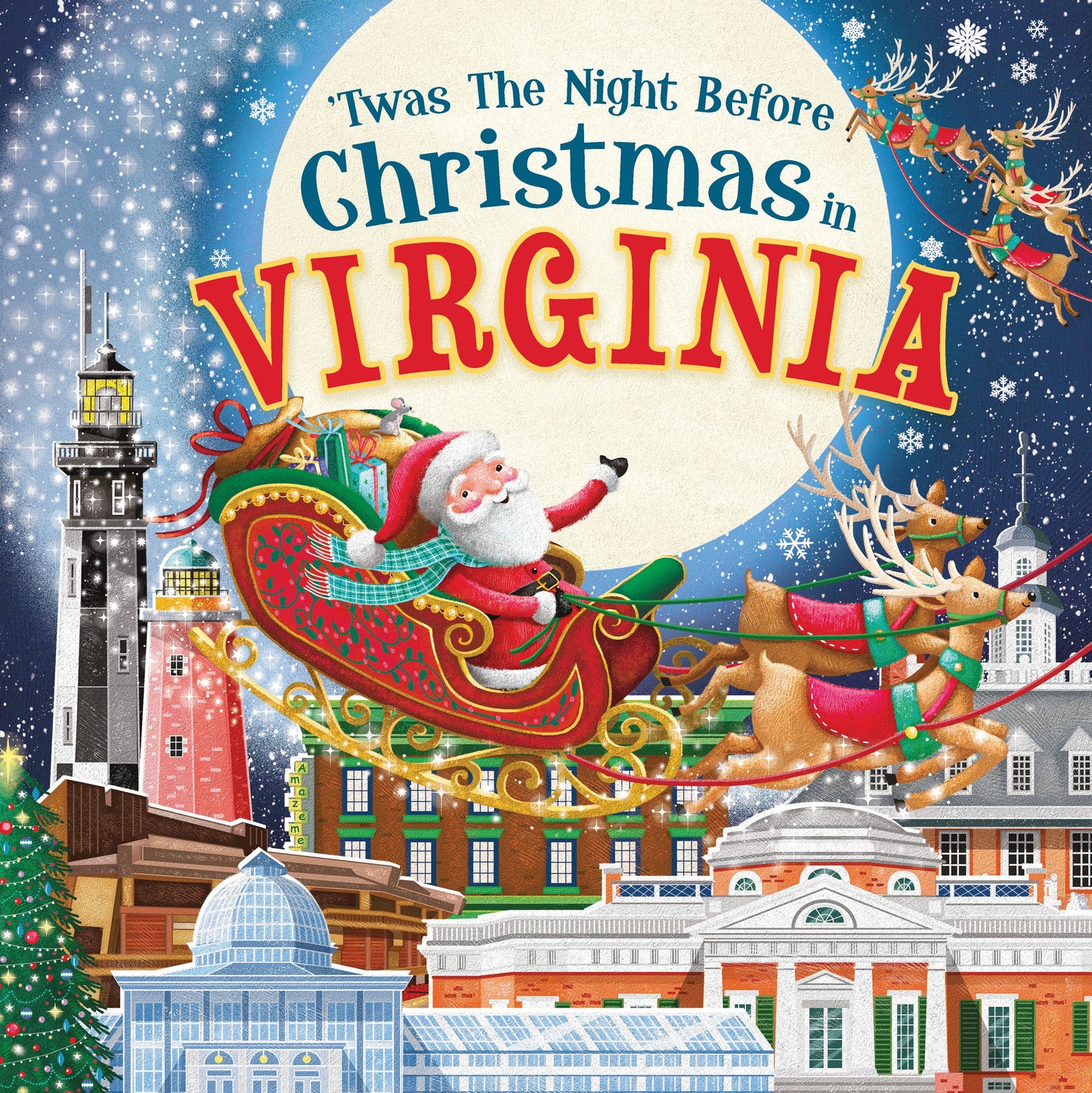 'Twas the Night Before Christmas in Virginia (HC)