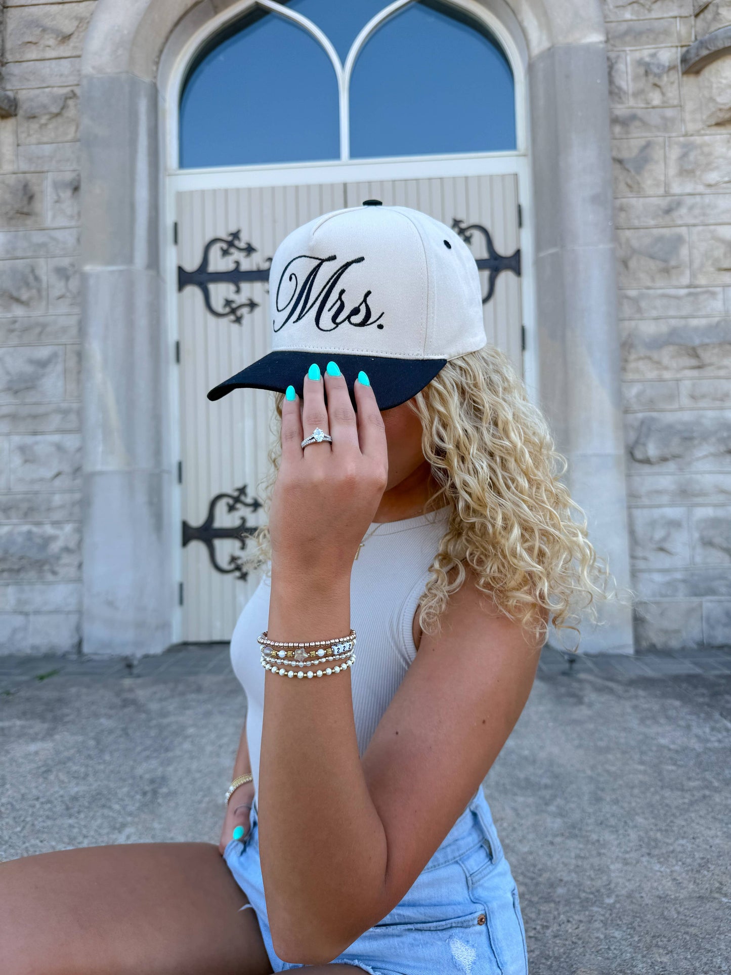 MRS. Embroidered Trucker Hat